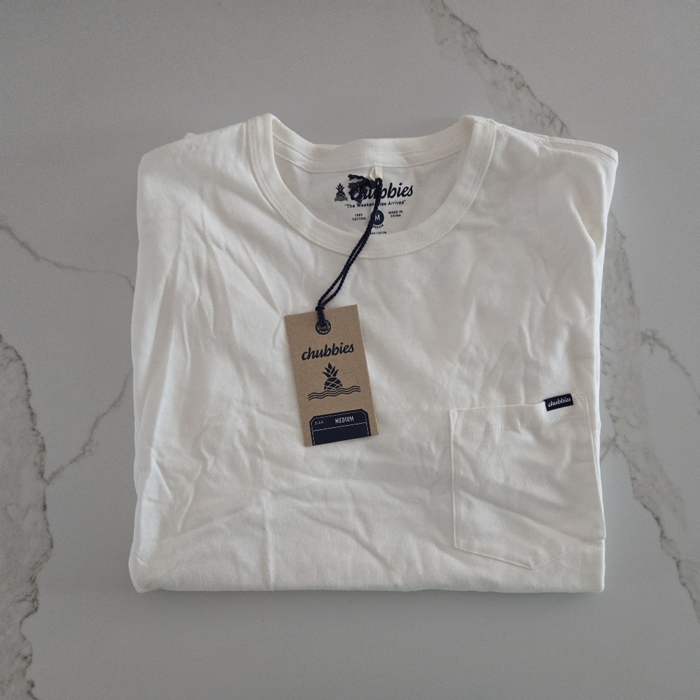 NWT Chubbies Essential Pocket T-Shirt